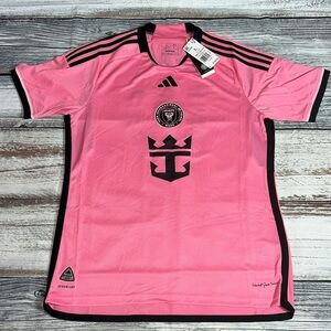 ADIDAS INTER MIAMI 2024-25 MEN'S LIONEL MESSI HOME STADIUM JERSEY / Men Sz Large